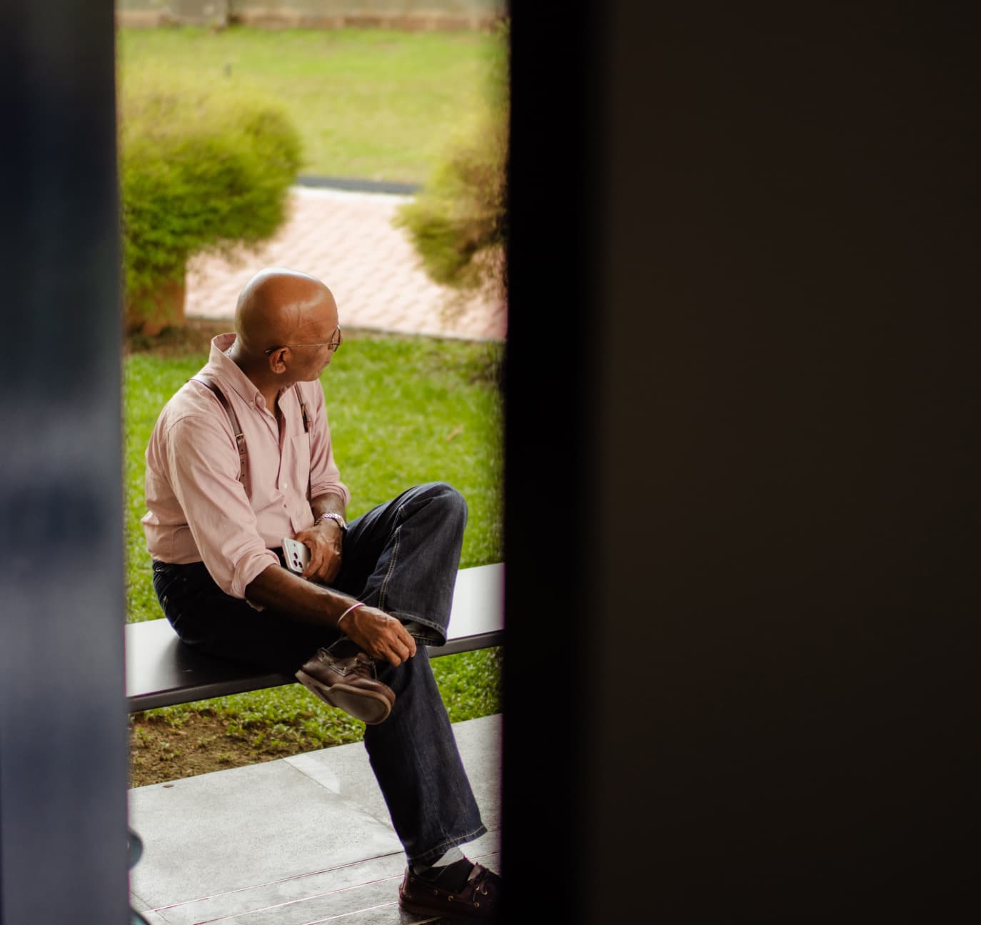 Wilton Weavers leadership seated in reflection